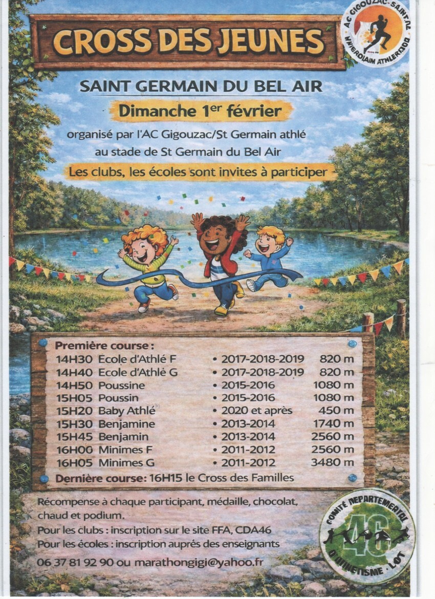 Cross des jeunes, St germain